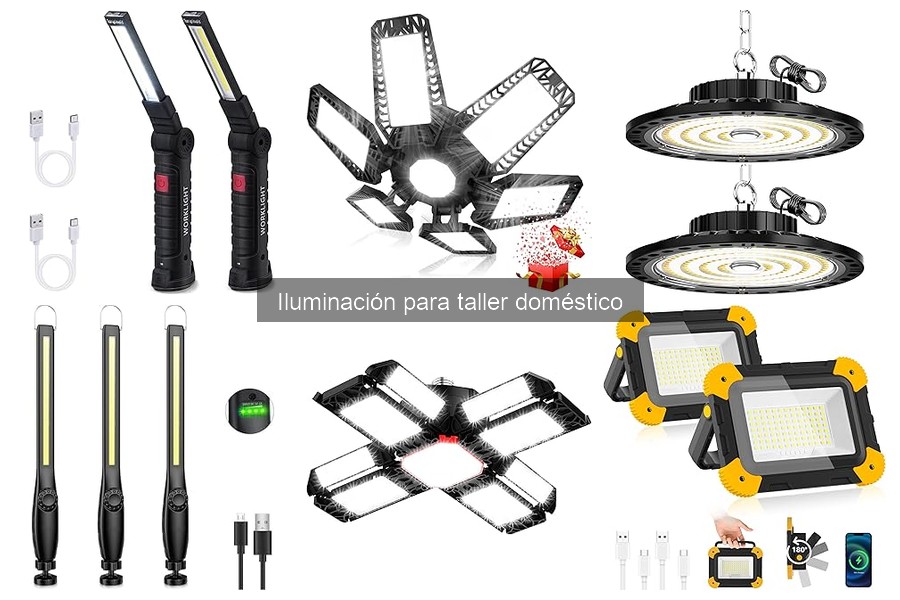 ¿Cuánto cuesta iluminar un taller doméstico? Precios y opciones