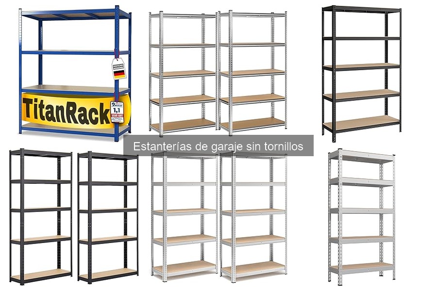 ¿Cuánto cuesta una estantería de garaje sin tornillos?