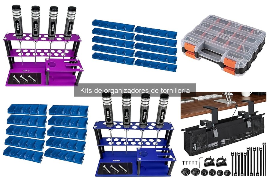Cuidados y Mantenimiento de Kits de Organizadores de Tornillería