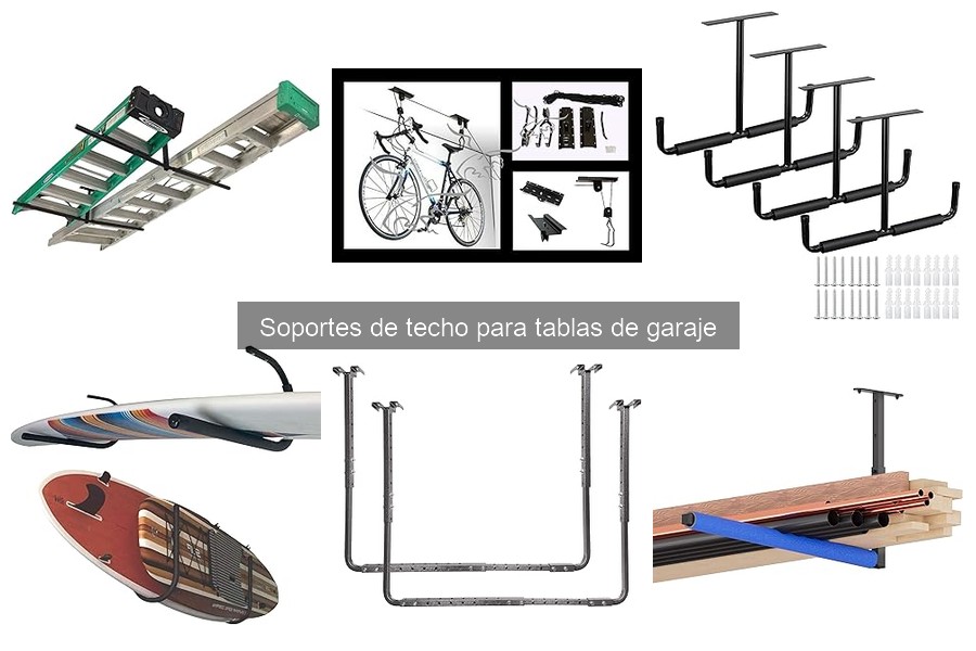 Descubre los Soportes de Techo para Tablas de Garaje