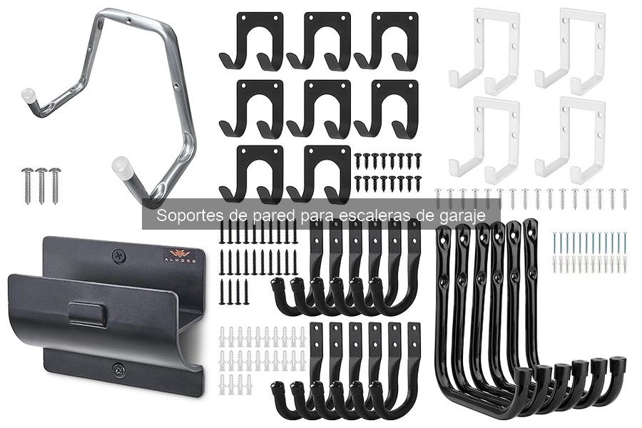 Descubre los tipos de soportes de pared para escaleras de garaje