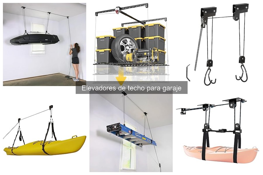 Dónde comprar elevadores de techo para garaje: Mejoras opciones