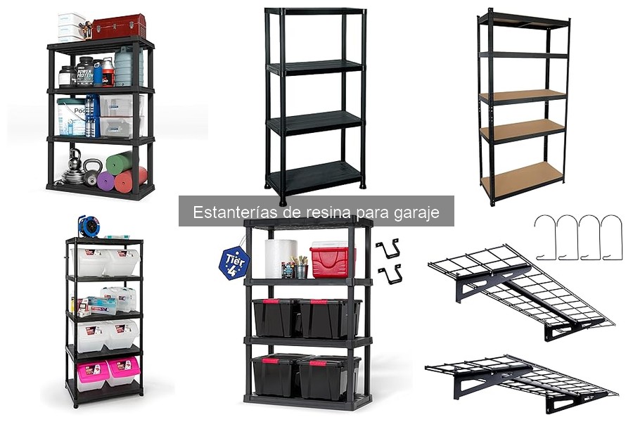 Dónde comprar estanterías de resina para garaje fácilmente