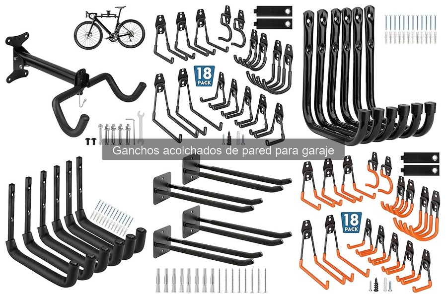Dónde comprar ganchos acolchados de pared para garaje