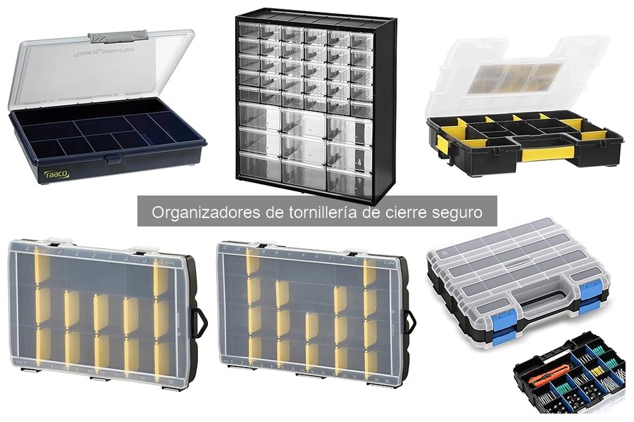 Dónde comprar organizadores de tornillería de cierre seguro