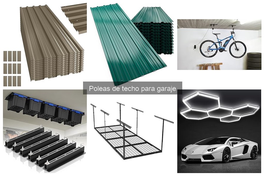 Dónde comprar poleas de techo para garaje de forma sencilla