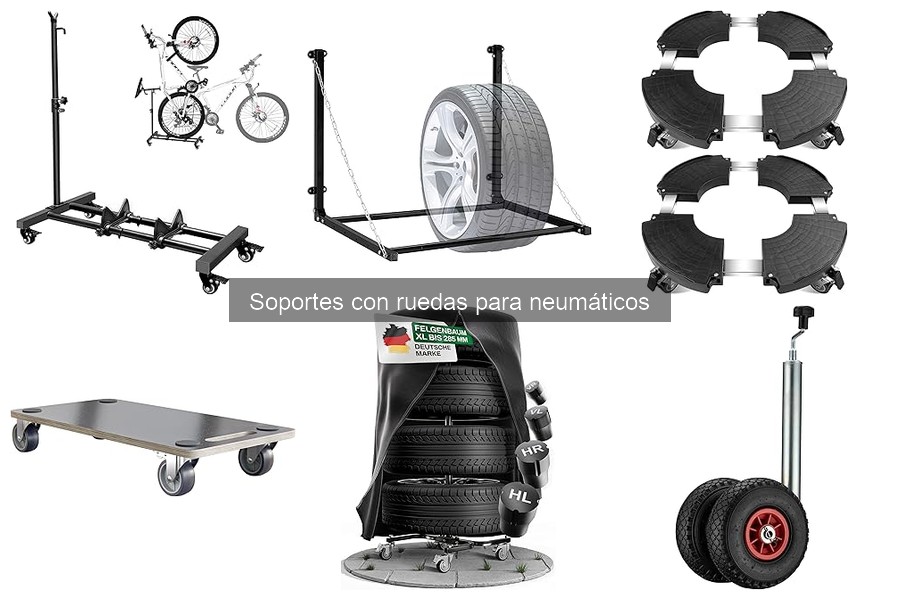 Dónde comprar soportes con ruedas para neumáticos baratos