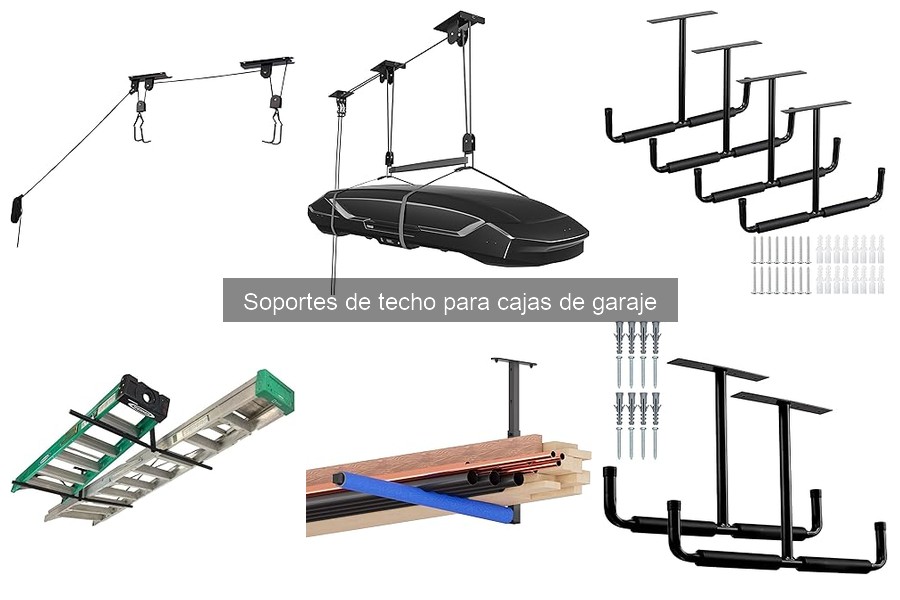 Dónde comprar soportes de techo para cajas de garaje