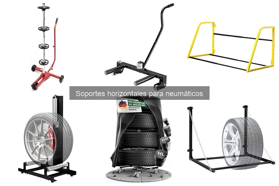 Dónde comprar soportes horizontales para neumáticos