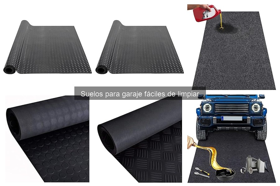 Dónde comprar suelos para garaje fáciles de limpiar