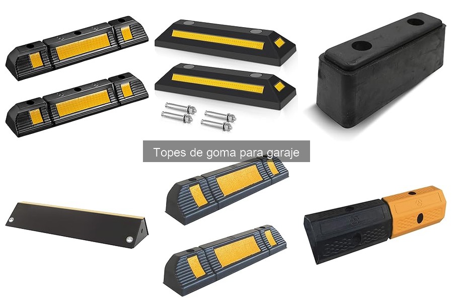 Dónde comprar topes de goma para garaje: Mejores opciones