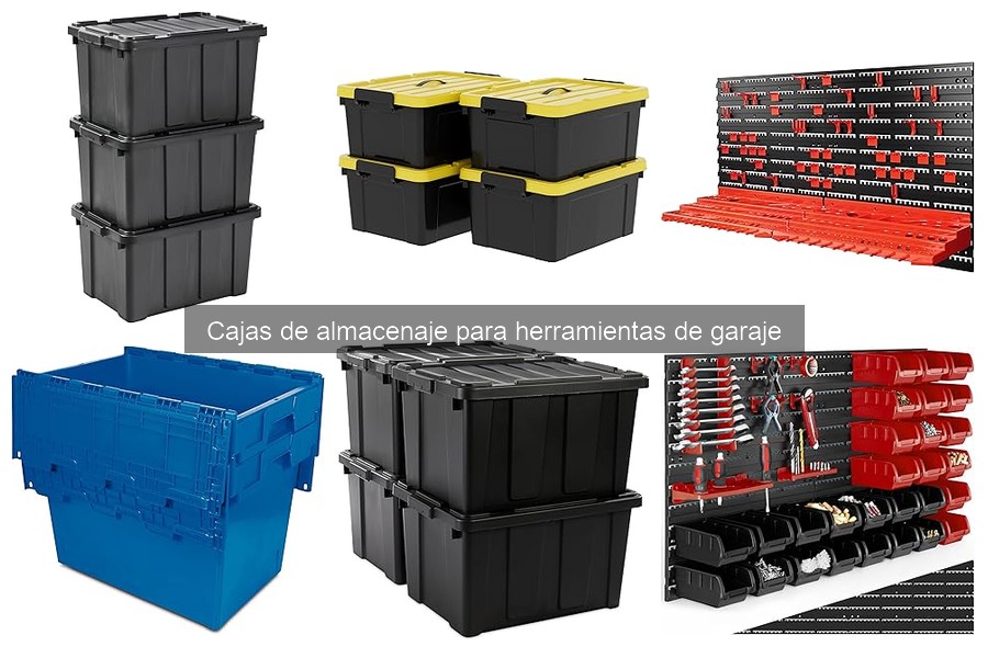 Efecto del clima en cajas de almacenaje para herramientas de garaje