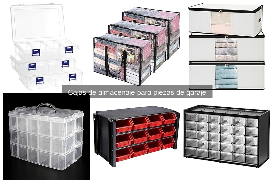 Elige el tamaño ideal de cajas de almacenaje para tu garaje