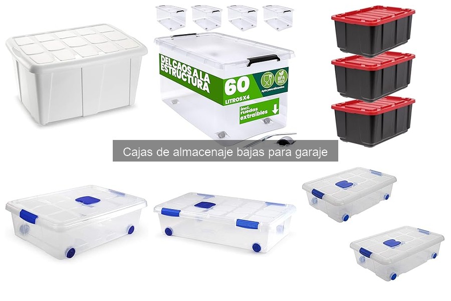 Errores comunes al elegir cajas de almacenaje bajas para garaje