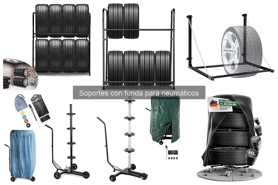 Errores comunes al elegir soportes con funda para neumáticos