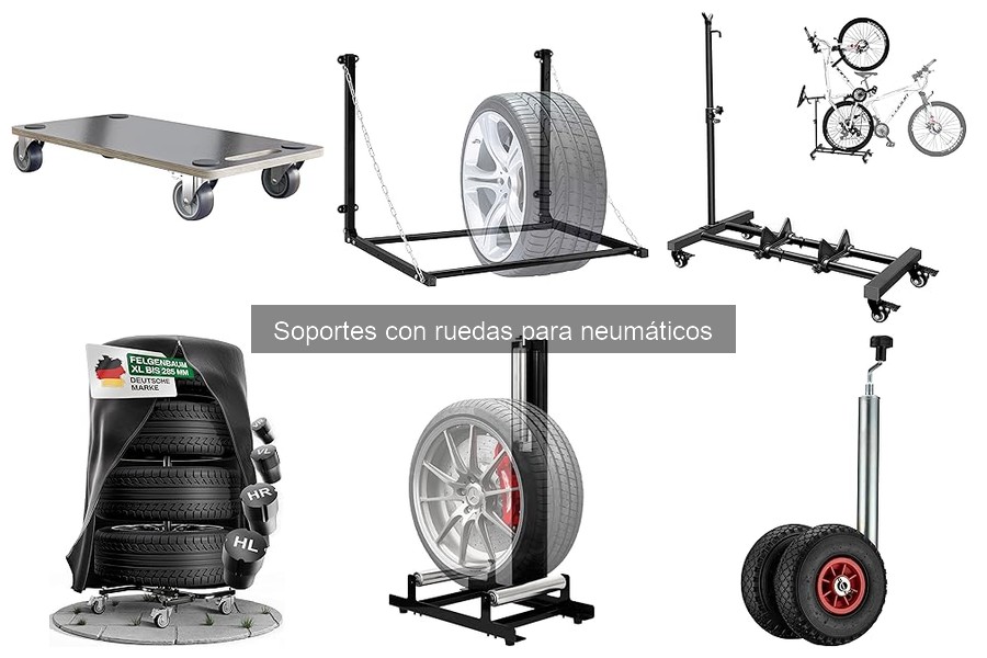 Errores comunes al elegir soportes con ruedas para neumáticos