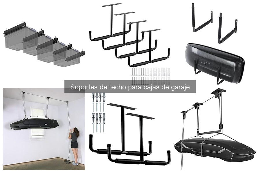 Errores comunes al instalar soportes de techo para cajas de garaje