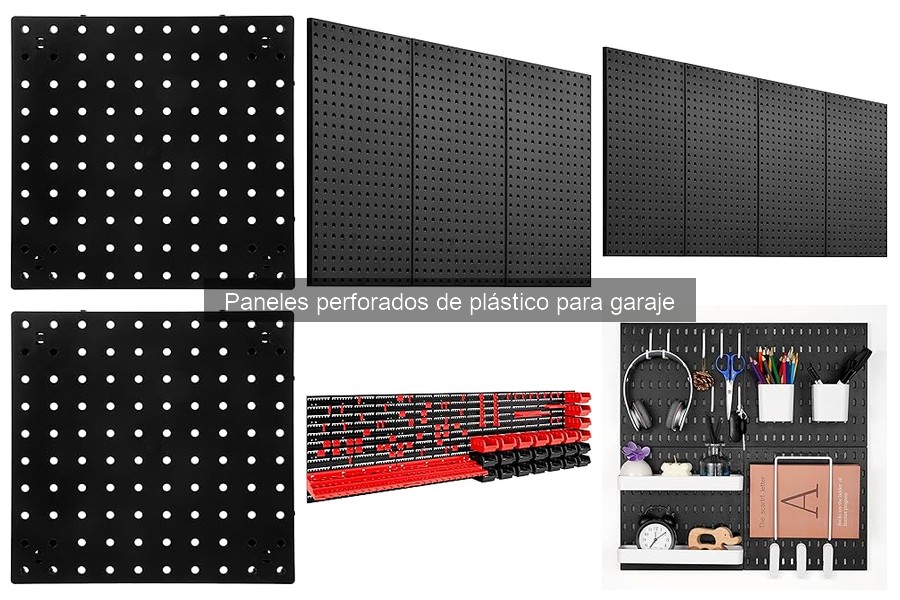 Errores comunes al usar paneles perforados de plástico en el garaje