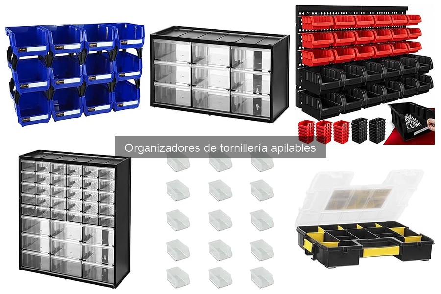 Errores comunes en organizadores de tornillería apilables