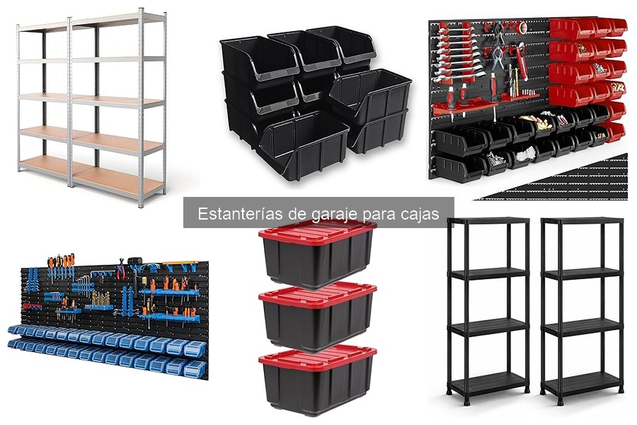 Estanterías de garaje: materiales que garantizan resistencia
