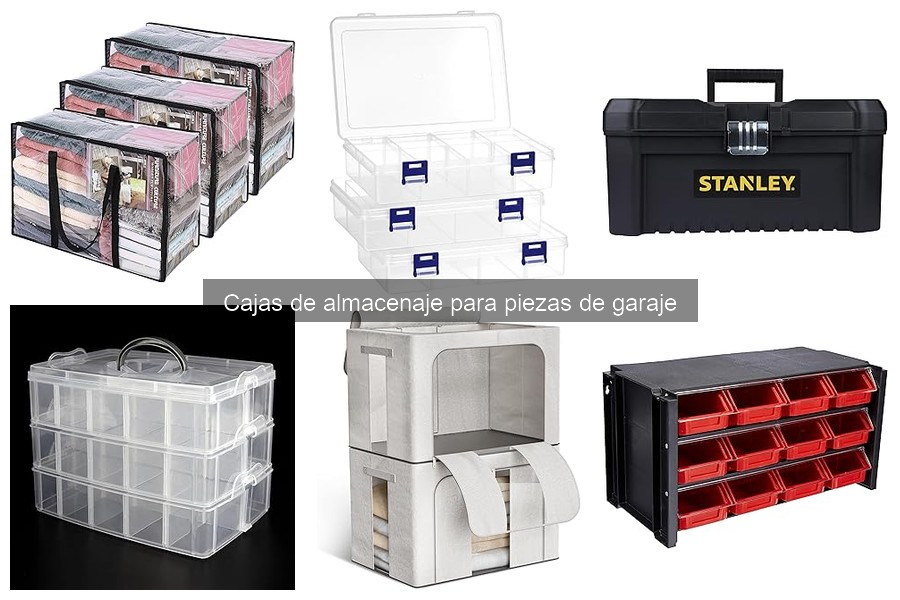 Estilos de diseño en cajas de almacenaje para garaje