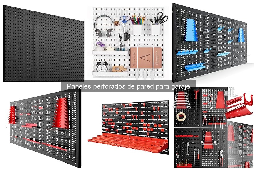 Estilos de diseño para paneles perforados en garajes