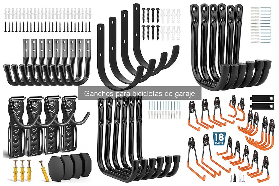 Ganchos para bicicletas: ¿Son seguros para tu garaje?