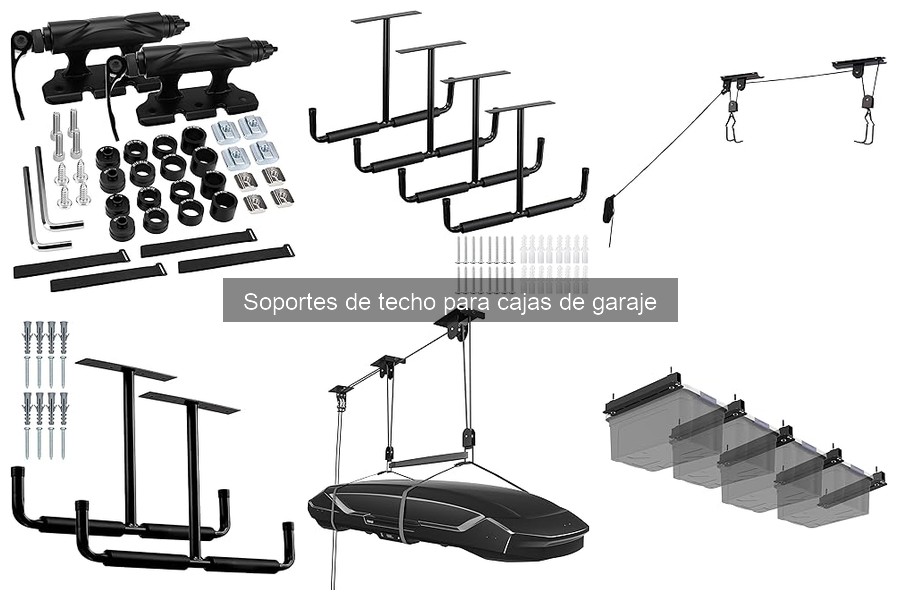 Guía completa sobre soportes de techo para cajas de garaje