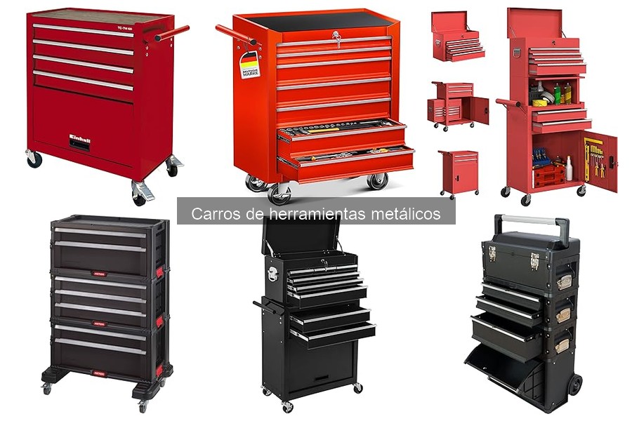 Guía de compra: Carros de herramientas metálicos