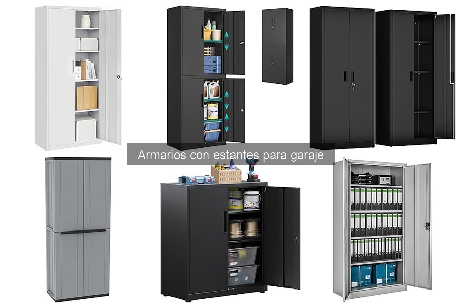 Guía de compra de armarios con estantes para garaje