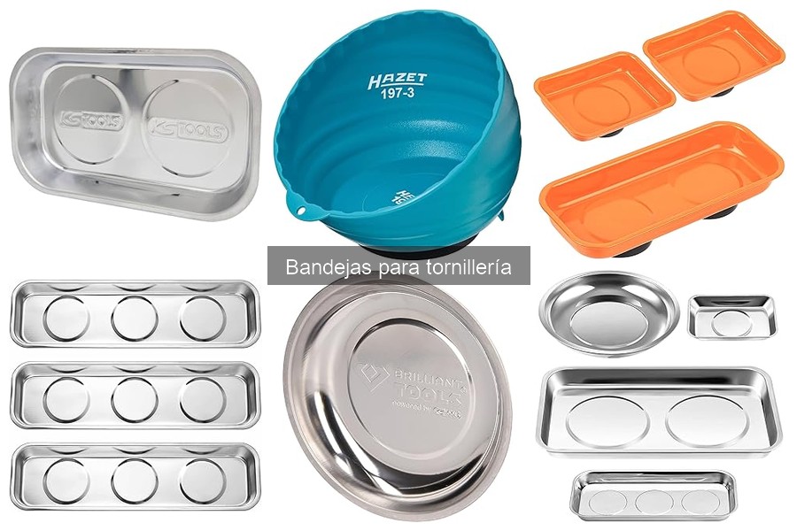 Guía de compra de bandejas para tornillería: material y tamaño