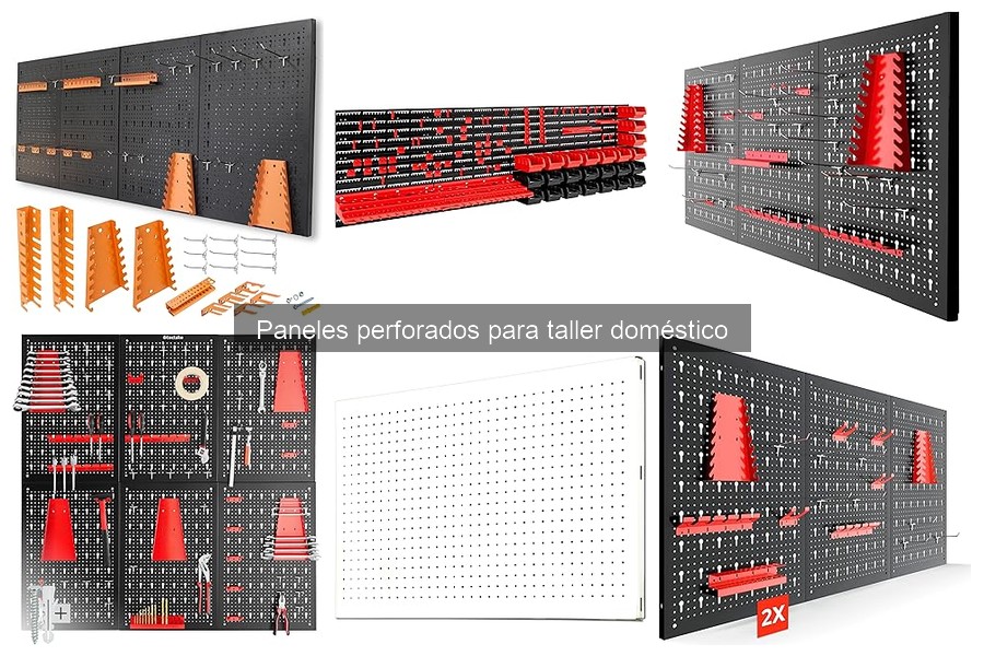 Guía de compra de paneles perforados para taller doméstico
