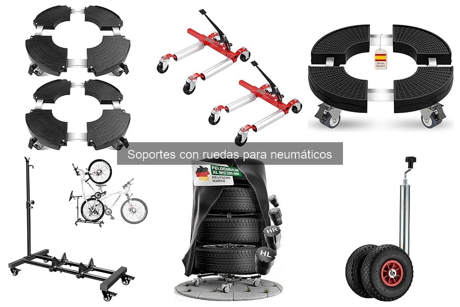 Guía de compra de soportes con ruedas para neumáticos