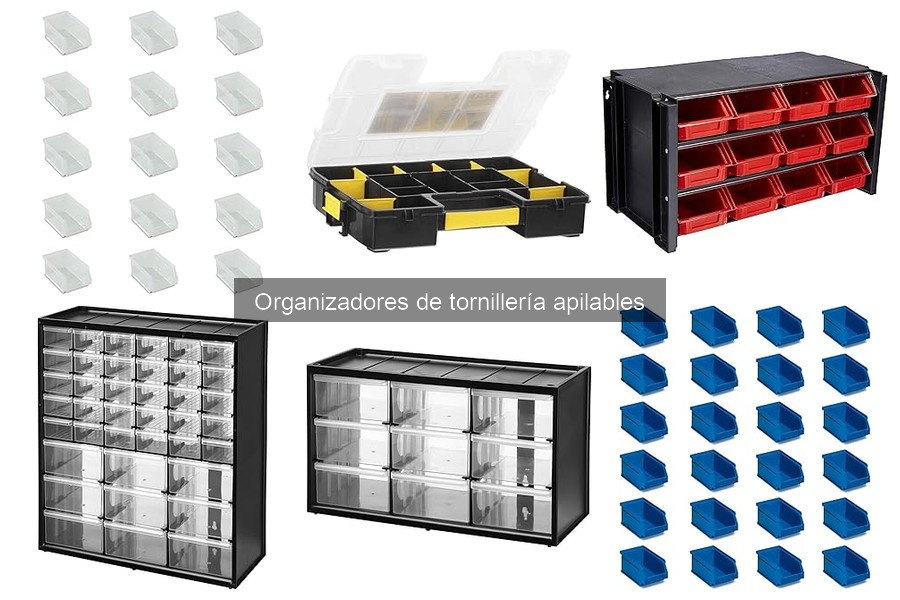 Guía de compra: Organizadores de tornillería apilables