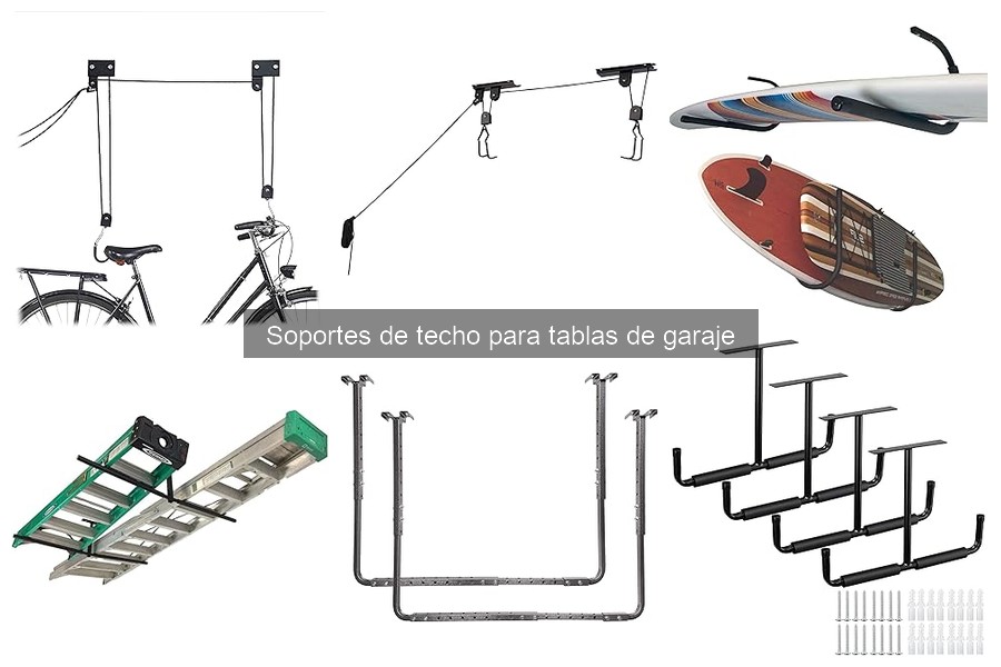 Guía de compra: Soportes de techo para tablas de garaje