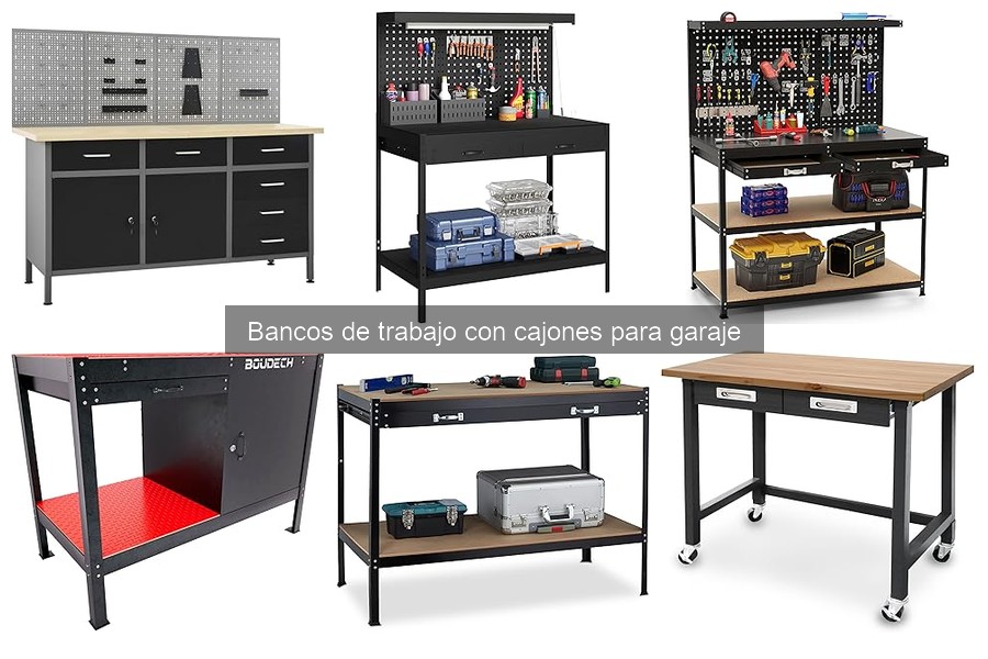 Guía para elegir el mejor banco de trabajo con cajones