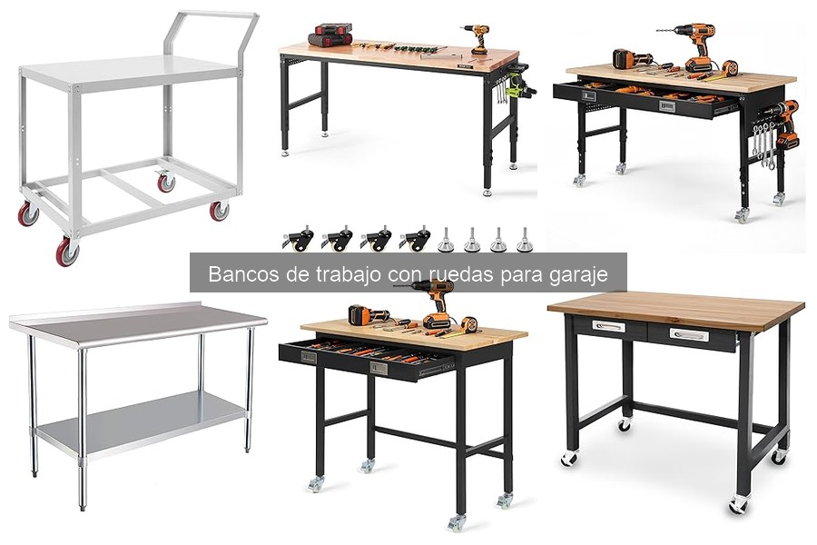 Guía para elegir el mejor banco de trabajo con ruedas