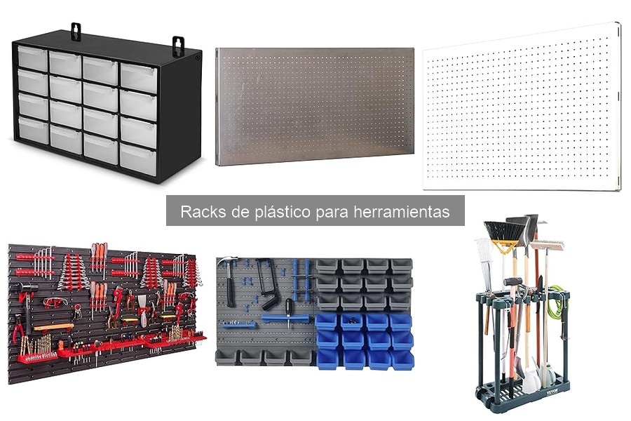 Guía para elegir el mejor rack de plástico para herramientas