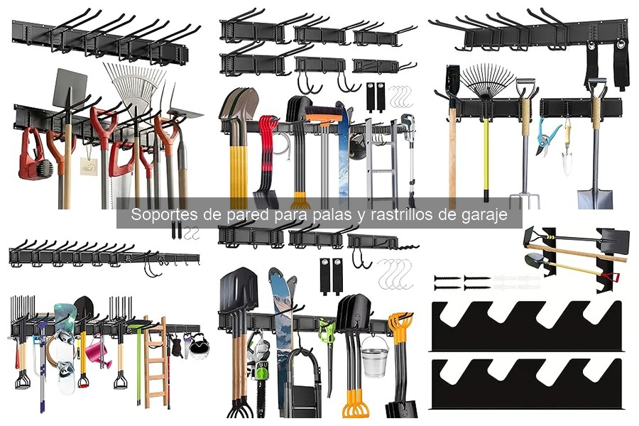 Guía para elegir el mejor soporte de pared para palas y rastrillos