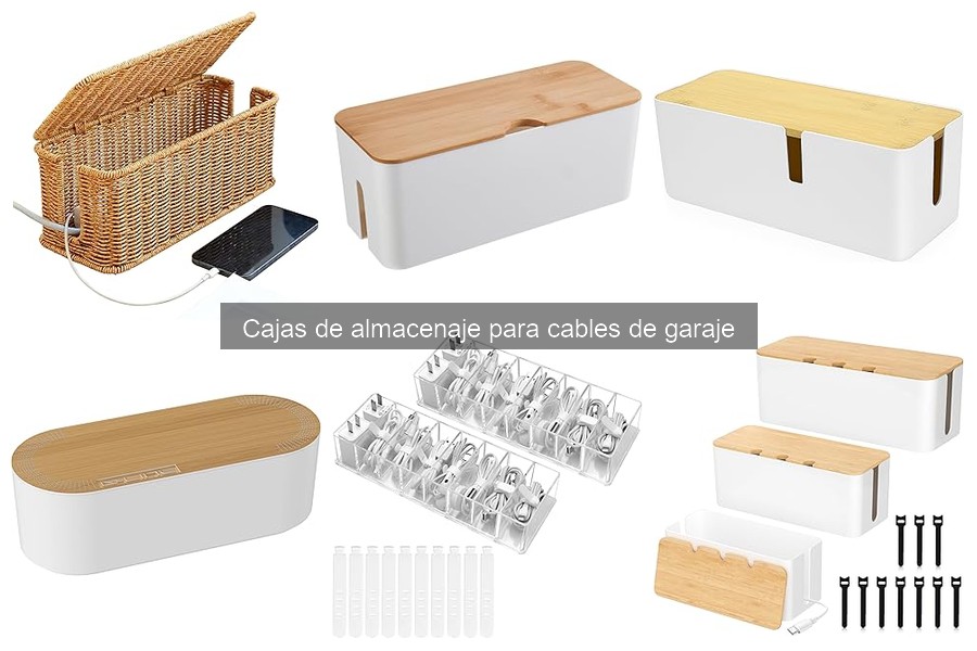 Guía para Elegir la Mejor Caja de Almacenaje para Cables de Garaje
