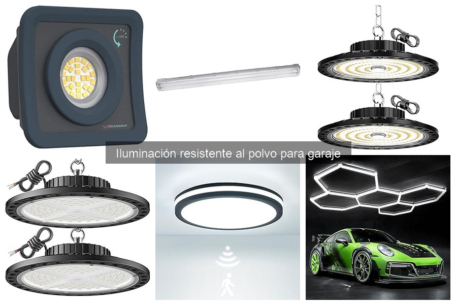 Guía para elegir la mejor iluminación resistente al polvo para garaje