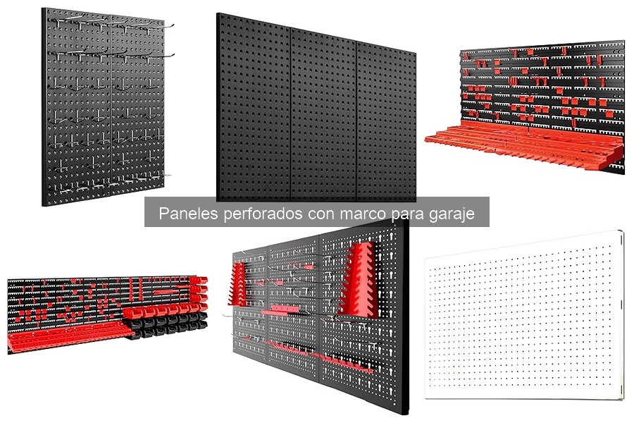 Ideas Creativas para Organizar con Paneles Perforados en el Garaje