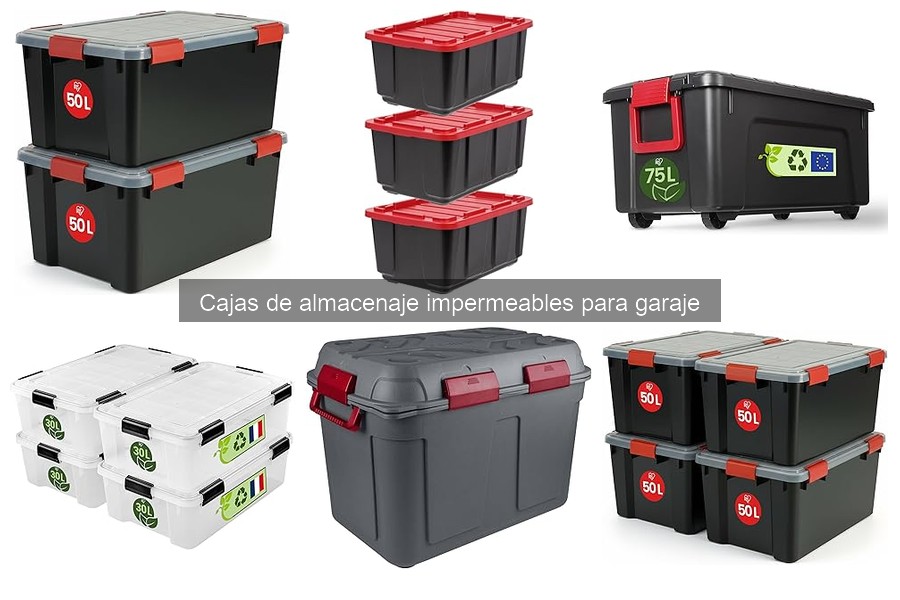 Ideas creativas para usar cajas de almacenaje en el garaje