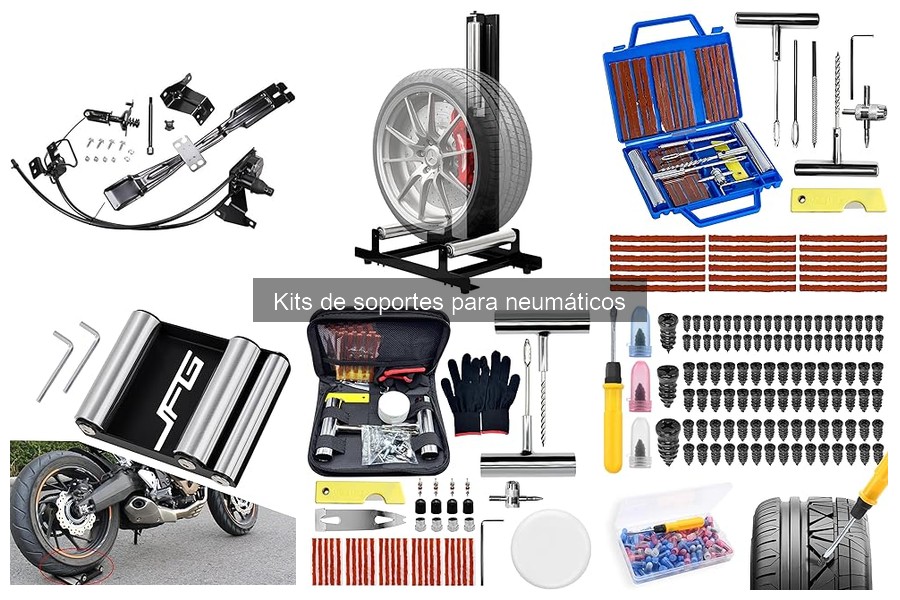 Ideas creativas para usar kits de soportes para neumáticos