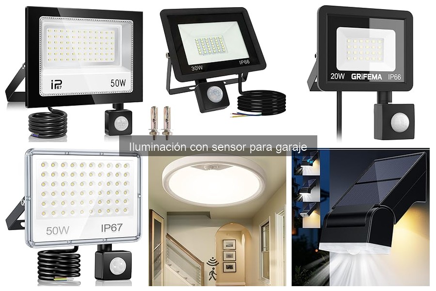 Iluminación con sensor para garaje: características y beneficios