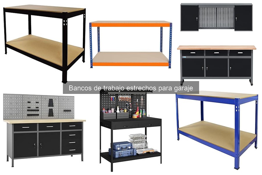 Innovaciones en bancos de trabajo estrechos para garaje