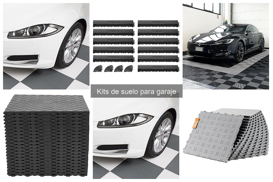 Instalación fácil de kits de suelo para garaje