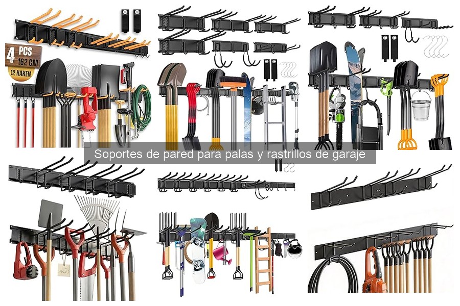 Instrucciones para Instalar Soportes de Pared para Palas y Rastrillos