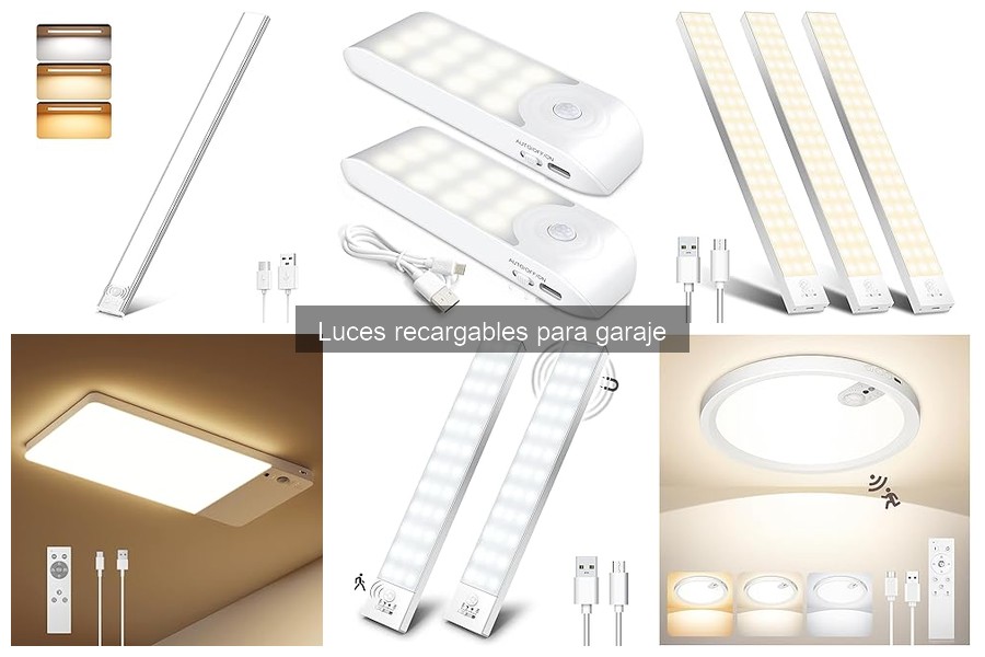 Luz recargable para garaje: ¿Qué potencia elegir?