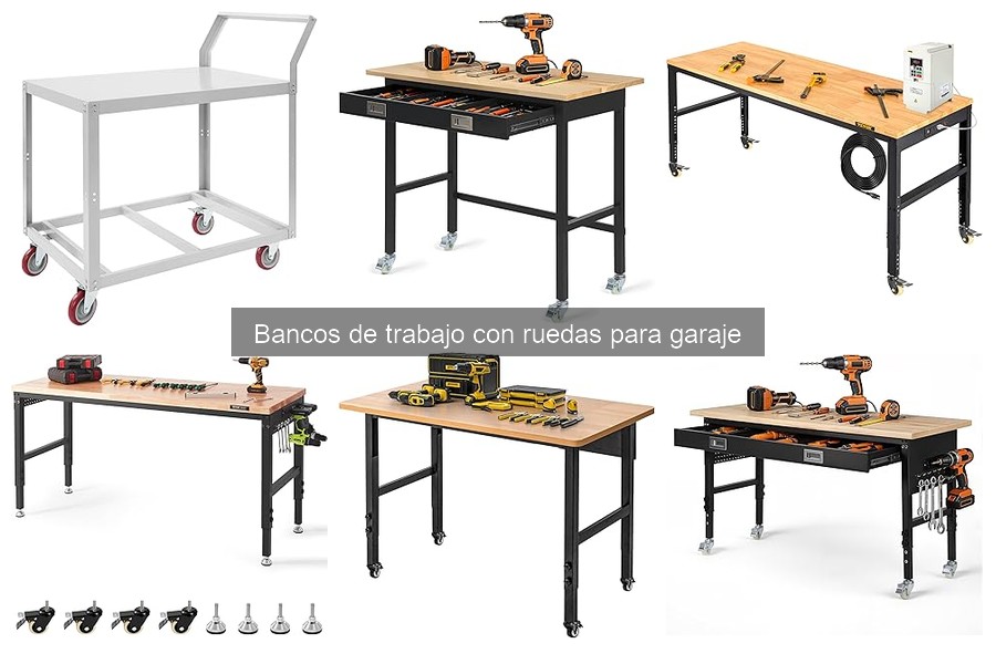 Mantenimiento de Bancos de Trabajo con Ruedas en el Garaje